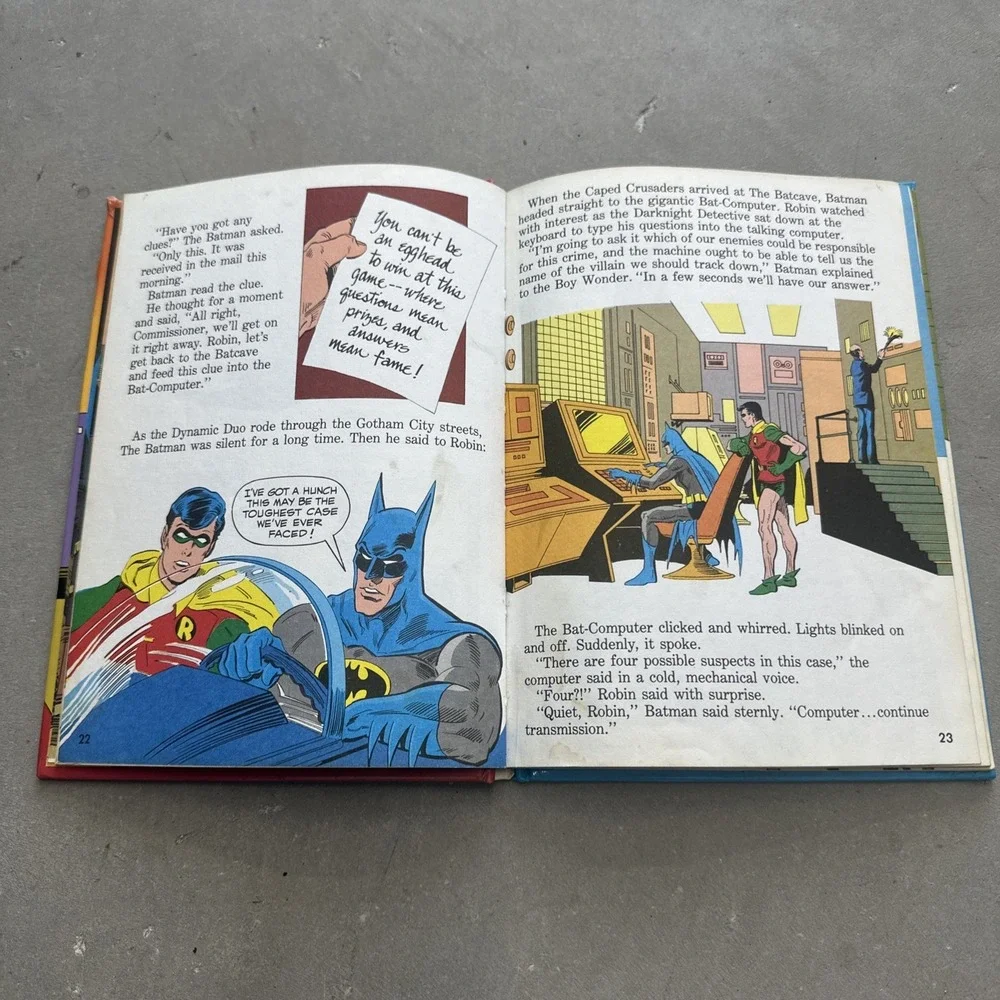 1982 DC Comics Batman and Robin The Teen Wonder: The Case Of The Laughing Sphinx